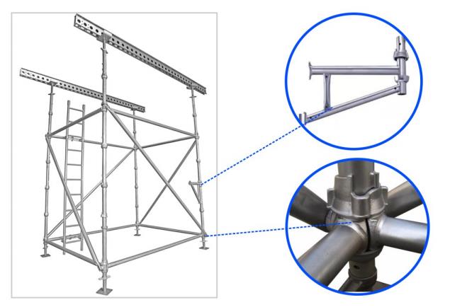 cuplock scaffolding system système d'échafaudage cuplock